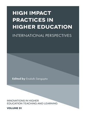 cover image of High Impact Practices in Higher Education